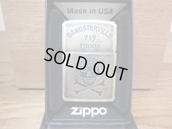 画像3: GANGSTERVILLE(ギャングスタービル)/THUG ZIPPO SKULL  BRASS