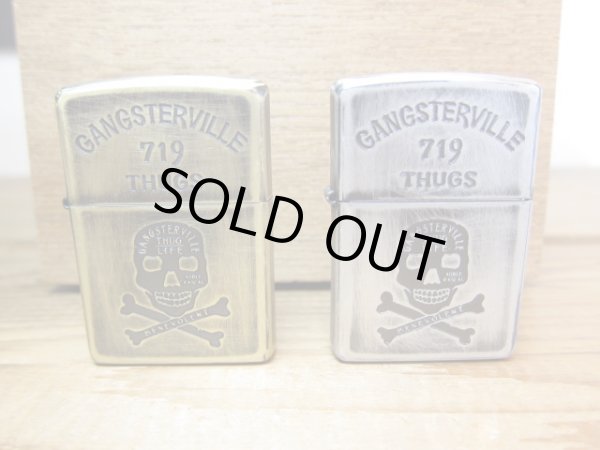 画像4: GANGSTERVILLE(ギャングスタービル)/THUG ZIPPO SKULL  BRASS