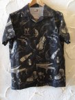 画像1: GANGSTERVILLE(ギャングスタービル)/BLUESY S/S SHIRTS  BLACK