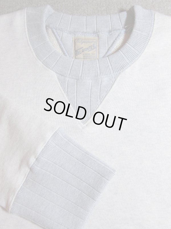 画像4: BELAFOTE/RT NEEDLE RIB SWEAT  ASH GRAY