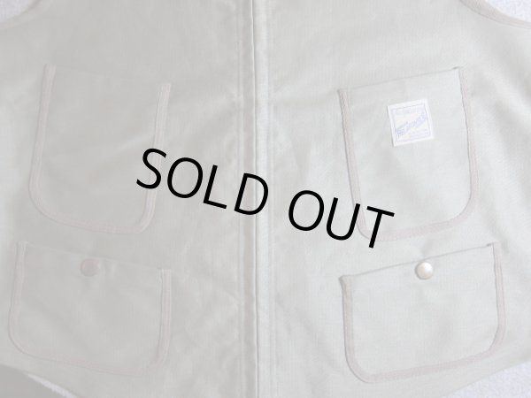 画像5: BELAFOTE/RT PIPING VEST N-1  KHAKI