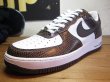 画像1: NIKE/AIR FORCE 1 PREMIUM  WHITExBROWN 茶蛇 309096-121