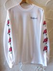 画像1: ROTTWEILER/ROSES LS T GILDAN  WHITE