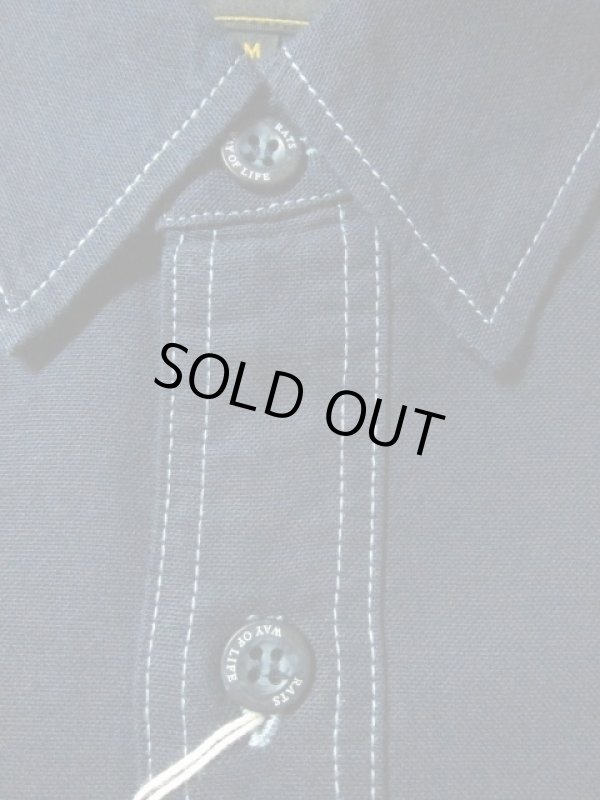 画像6: RATS/TRIPLE STITCH WORK SHIRT  NAVY