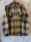 画像1: VINTAGE EL/NELL CHECK WORK SHIRTS  YELLOW