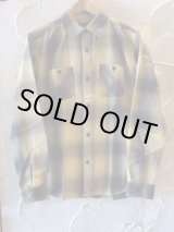 画像: VINTAGE EL/NELL CHECK WORK SHIRTS  YELLOW