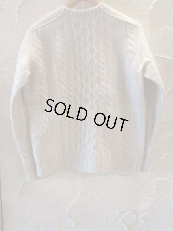 画像2: RATS/FISHERMANS KNIT  ECRU