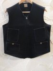 画像2: (SALE 35%OFF) BELAFOTE/RT WOOL DECK VEST  BLACK