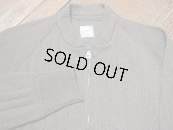 画像5: BELAFOTE/RT DROPNEEDLE KNIT ZIP UP  A.GREEN