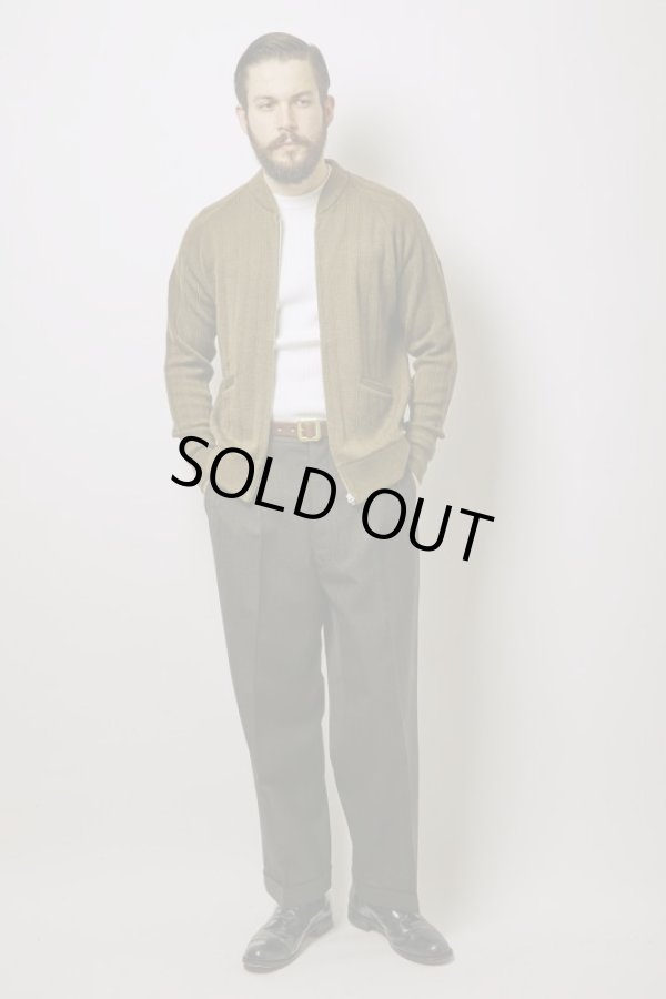 画像10: BELAFOTE/RT DROPNEEDLE KNIT ZIP UP  A.GREEN