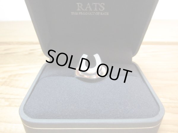 画像1: RATS/HORSE SHOE RING  SILVER