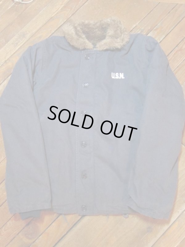 画像3: (再入荷) SURPLUS/US TYPE N-1 DECK JK SLIM  USED NAVY