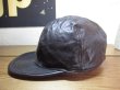 画像2: BELAFOTE/RT LEATHER CHOPPER CAP  D.BROWN