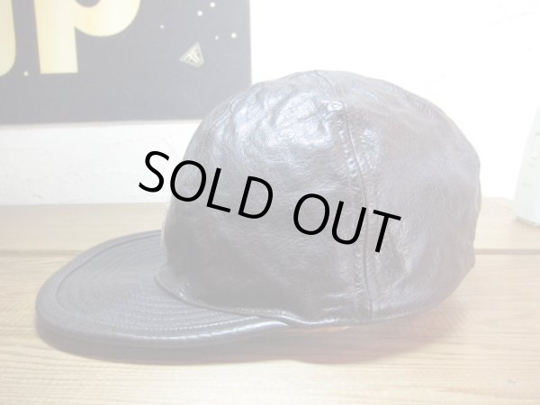 画像2: BELAFOTE/RT LEATHER CHOPPER CAP  D.BROWN