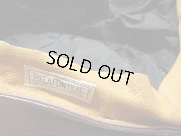 画像5: BELAFOTE/RT LEATHER CHOPPER CAP  D.BROWN