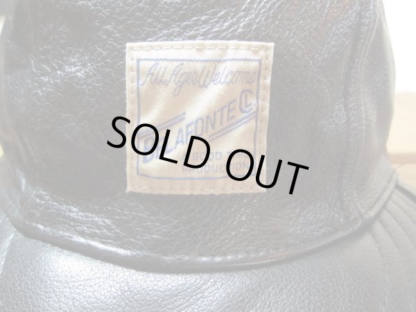 画像4: BELAFOTE/RT LEATHER CHOPPER CAP  BLACK