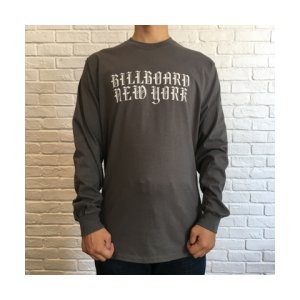 画像: (SALE 35%OFF)BILL BOARD/LONG  SLEEVES T NEW YORK  CHARCOAL