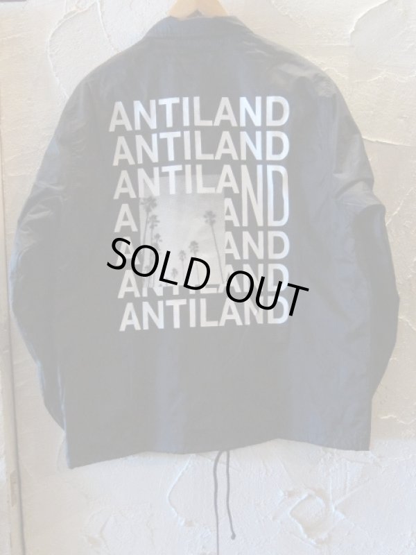 画像1: BONES AND BOLTS/COACH JACKET ANTILAND  BLACK