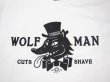 画像4: WOLFMAN BARBER SHOP/LOGO S/S T  WHITExBLACK