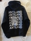 画像1: BONES AND BOLTS/HOODIE ANTILAND  BLACK