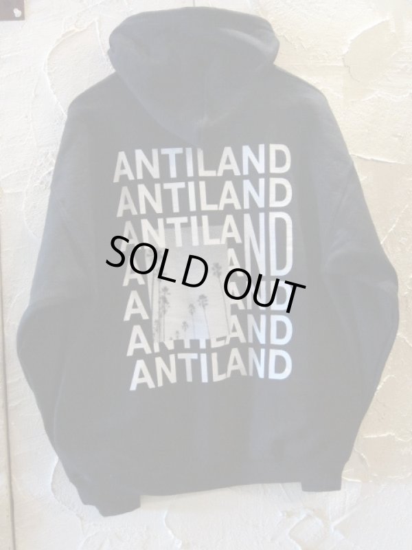 画像1: BONES AND BOLTS/HOODIE ANTILAND  BLACK