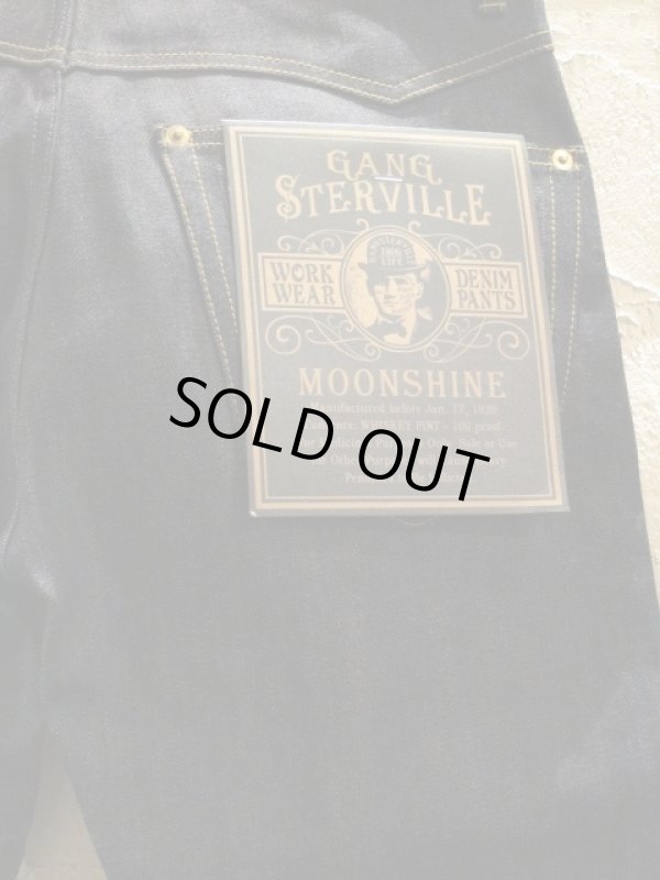 画像9: GANGSTERVILLE/THUG DENIM IRON CROSS SLIM  INDxRIGID BLACK  