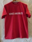 画像2: BONES AND BOLTS/TEE BOX LOGO  RED