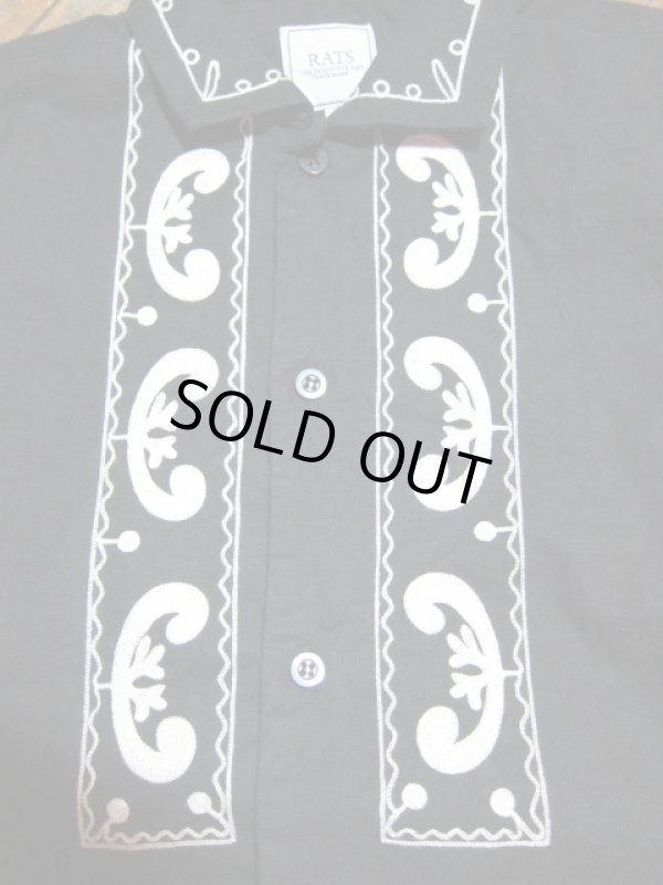 画像5: RATS/EMBROIDERY SHIRT  BLACK