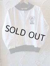 画像: RATS/ZIP UP SWEAT WHITExBLACK