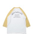 画像2: ROTTWEILER/USED RW RAGLAN 3/4 T  YELLOW