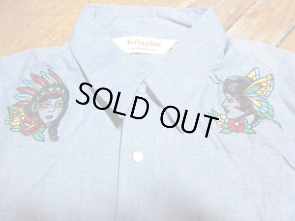 画像4: SOFTMACHINE/STEVE SHIRTS  BLUE