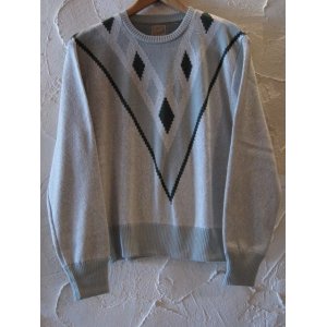 画像: (SALE 35%OFF)　BELAFONTE/RT ARGYLE V PATTERN PLAY SHIRT  GREEN