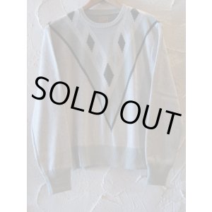 画像: BELAFONTE/RT ARGYLE V PATTERN PLAY SHIRT  GREEN