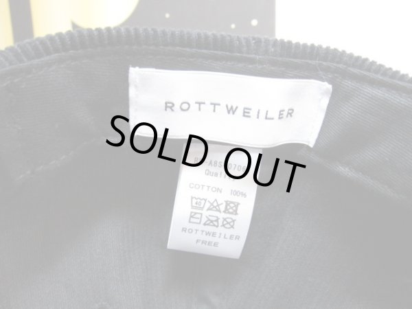 画像6: ROTTWEILER/CORDUROY SNAPBACK  BLACK