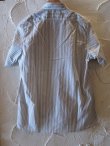 画像2: BELAFONTE/RT TRIPLE STITCH STRIPE SH  WHITESTRIPE