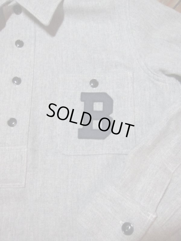 画像4: BELAFONTE/RT BASEBALL PULLOVER L/S SH  GRAY