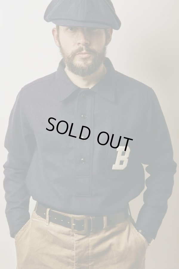 画像8: BELAFONTE/RT BASEBALL PULLOVER L/S SH  GRAY