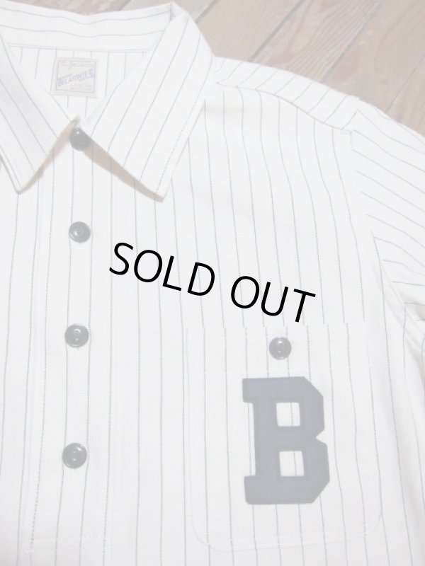 画像5: BELAFONTE/RT STRIPE BASEBALL PULL S/S SH  OFF