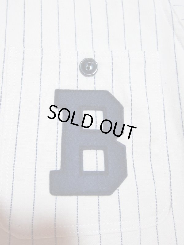 画像6: BELAFONTE/RT STRIPE BASEBALL PULL S/S SH  OFF