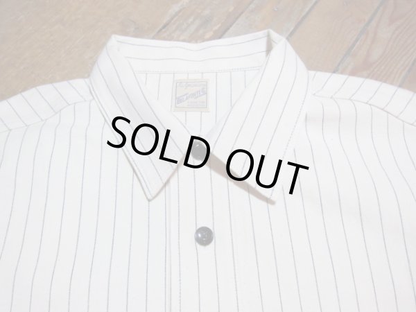 画像4: BELAFONTE/RT STRIPE BASEBALL PULL S/S SH  OFF