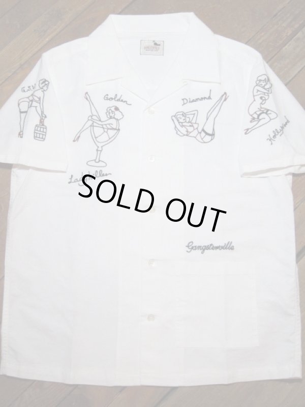 画像3: GANGSTERVILLE(ギャングスタービル)/LADY KILLER S/S SHIRTS  WHITE