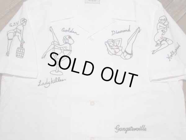 画像4: GANGSTERVILLE(ギャングスタービル)/LADY KILLER S/S SHIRTS  WHITE