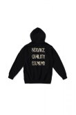 画像1: BILL BOARD/HOOD SWEAT OUR POLICY  BLACK