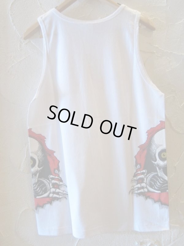 画像2: (DEAD STOCK)POWELL/TANK TOP BONE  WHITE
