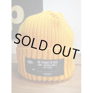 画像: RATS/COTTON KNIT CAP  YELLOW