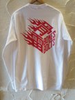 画像1: BONES AND BOLTS/LST FLAMES BOX LOGO  WHITE