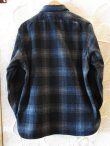 画像2:  HOUSTON/WOOL CHECK VIYELLA SHIRT  BLACK