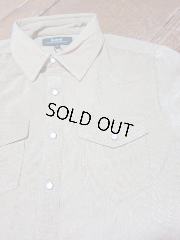 画像3: JIL BLAZE/CORDUROY WESTARN SH  CAMEL