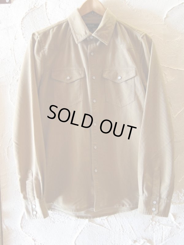 画像1: JIL BLAZE/CORDUROY WESTARN SH  CAMEL