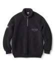 画像1: FTC/SHERPA FLEECE HALF ZIP PULLOVER   BLACK